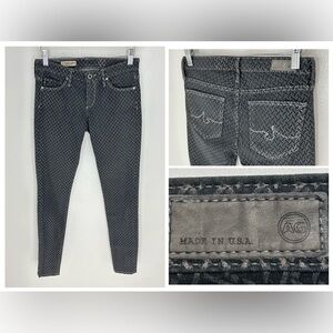 AG Adriano Goldschmied Jeans 25R The Absolute Legging Extreme Skinny Pants Print